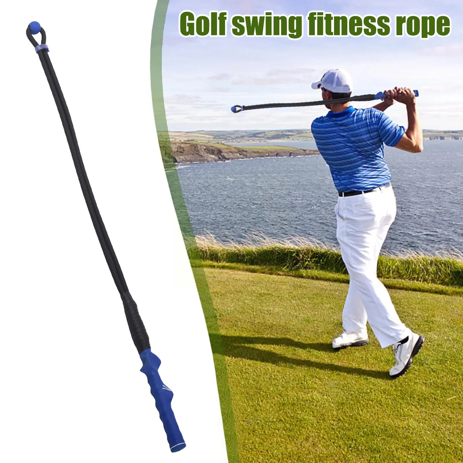 Golf Swing Training Rope Golf Swing Training Aid Rope Trainer Equipment Improve Swing Speed Laggi... | Wayfair North America
