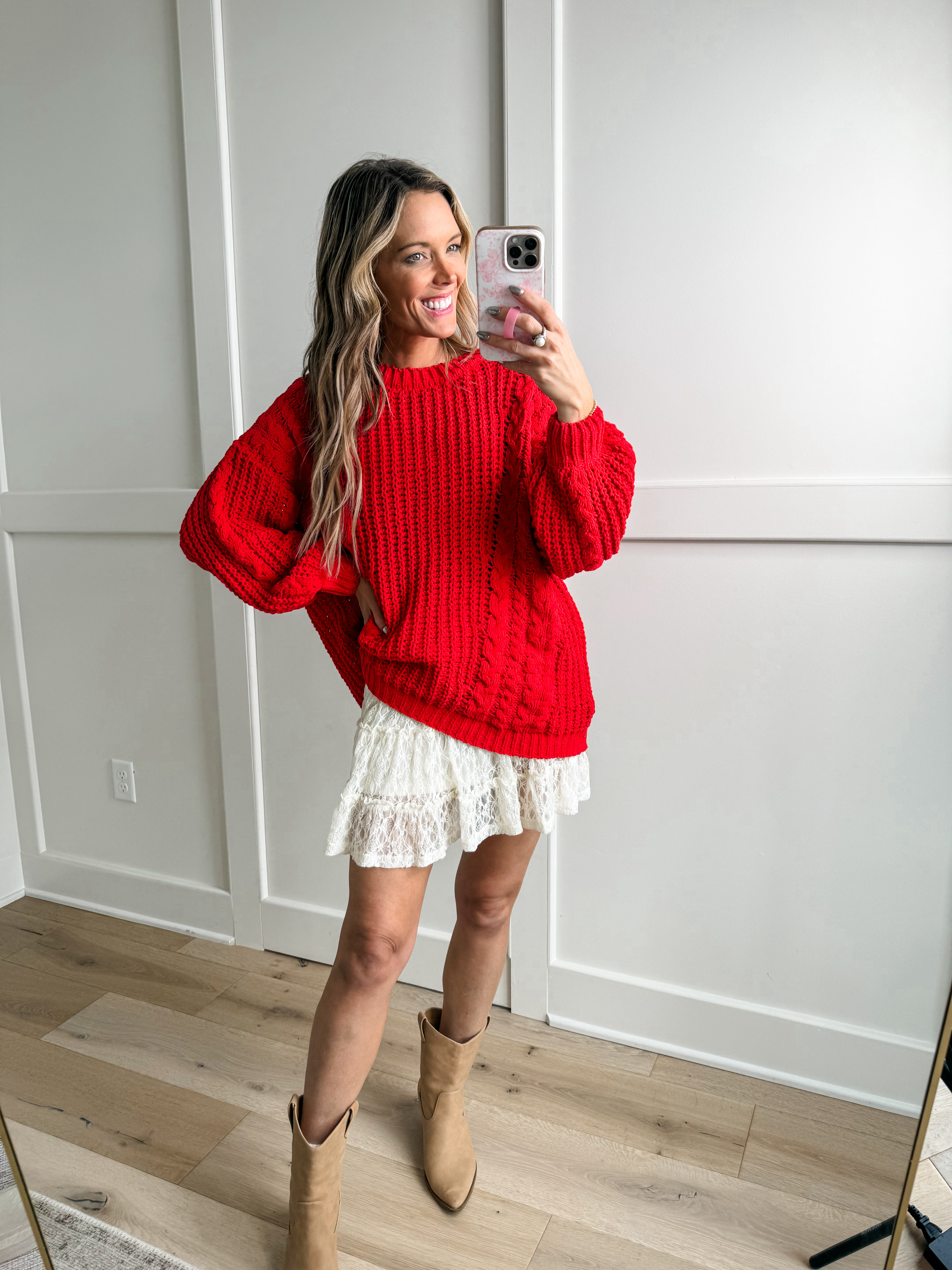 The cutest sweater for the fall and holiday season !! Be sure to use code TORI for discount. 

 #pinklily #sale #holidaystyle #LTKHoliday #LTKSaleAlert
