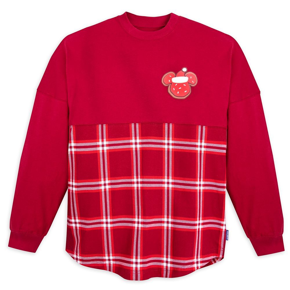 Mickey Mouse Holiday Plaid Spirit Jersey for Adults | Disney Store