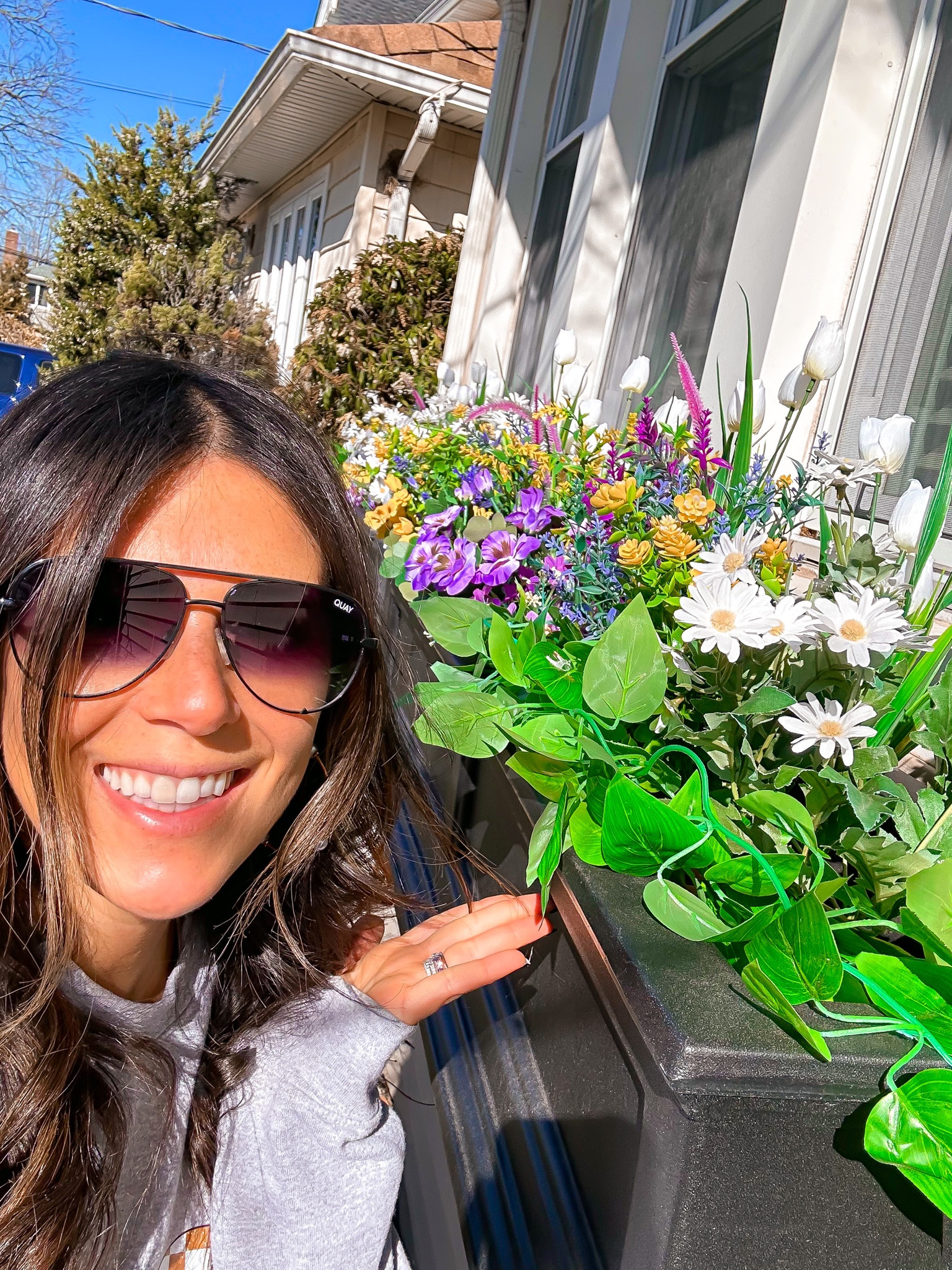 Outdoor faux flowers 

#LTKunder50 #LTKhome #LTKSeasonal