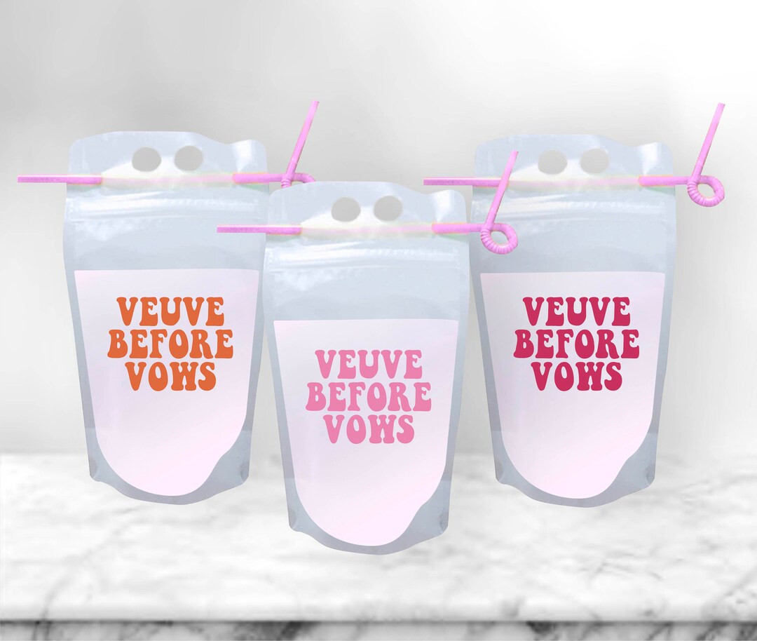Veuve Before Vows Party Pouches - Etsy | Etsy (US)