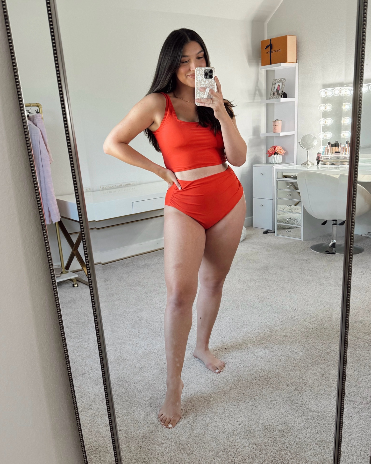 This high waisted two piece is so flattering!!! Perfect for being super active or chasing a little one around!❤️

Two piece swimsuit, red swimsuit, mom swimsuit, high waisted swimsuit, travel, summer bikini, plus size swimwear, midsize swimwear

#LTKSwim #LTKFindsUnder50 #LTKMidsize