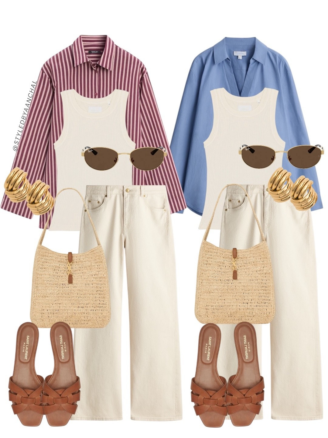 One outfit base, two shirt moods ✨ 


Which one would you wear stripes or blue? Comment down below and save for later styling inspo!


Casual everyday outfits, minimal outfit inspiration, summer outfit, neutral outfit, casual chic, effortless style, layered outfit, minimal fashion, everyday outfit, street style, capsule wardrobe, chic summer look.

#LTKTravel #LTKgrwm #LTKSeasonal