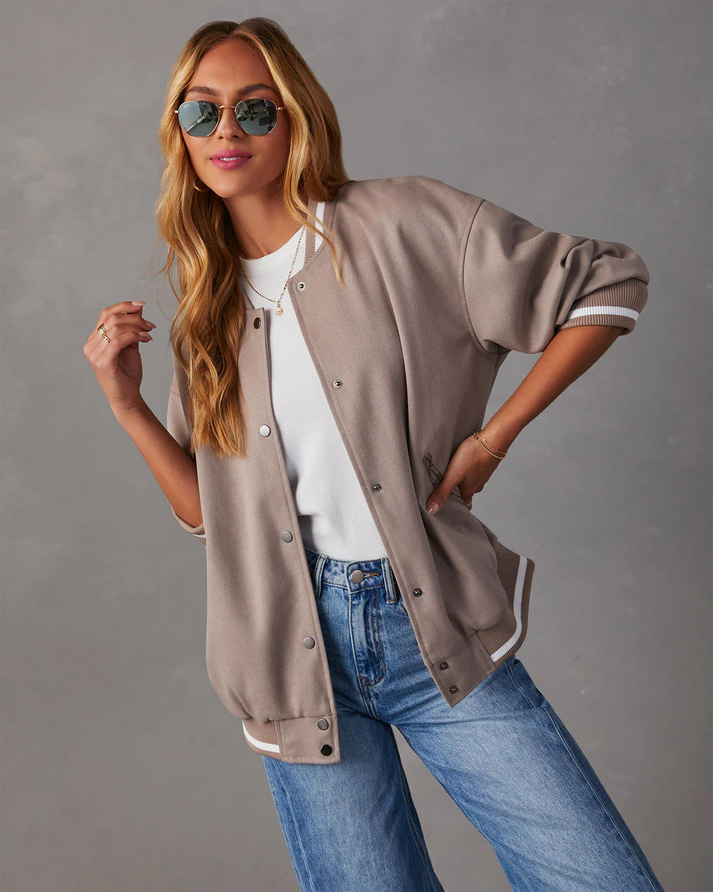 Sideline Chic Varsity Bomber Jacket | VICI
