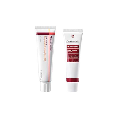 CENTELLIAN 24 Madeca Cream (Season 4, 1.7fl oz) + Cream Time Reverse (Season 7, 1.69fl oz) - Korean Skin Care for Sensitive Skin, Hydration & Nourishing with TECA, Centella Asiatica & Madecassoside | Amazon (US)