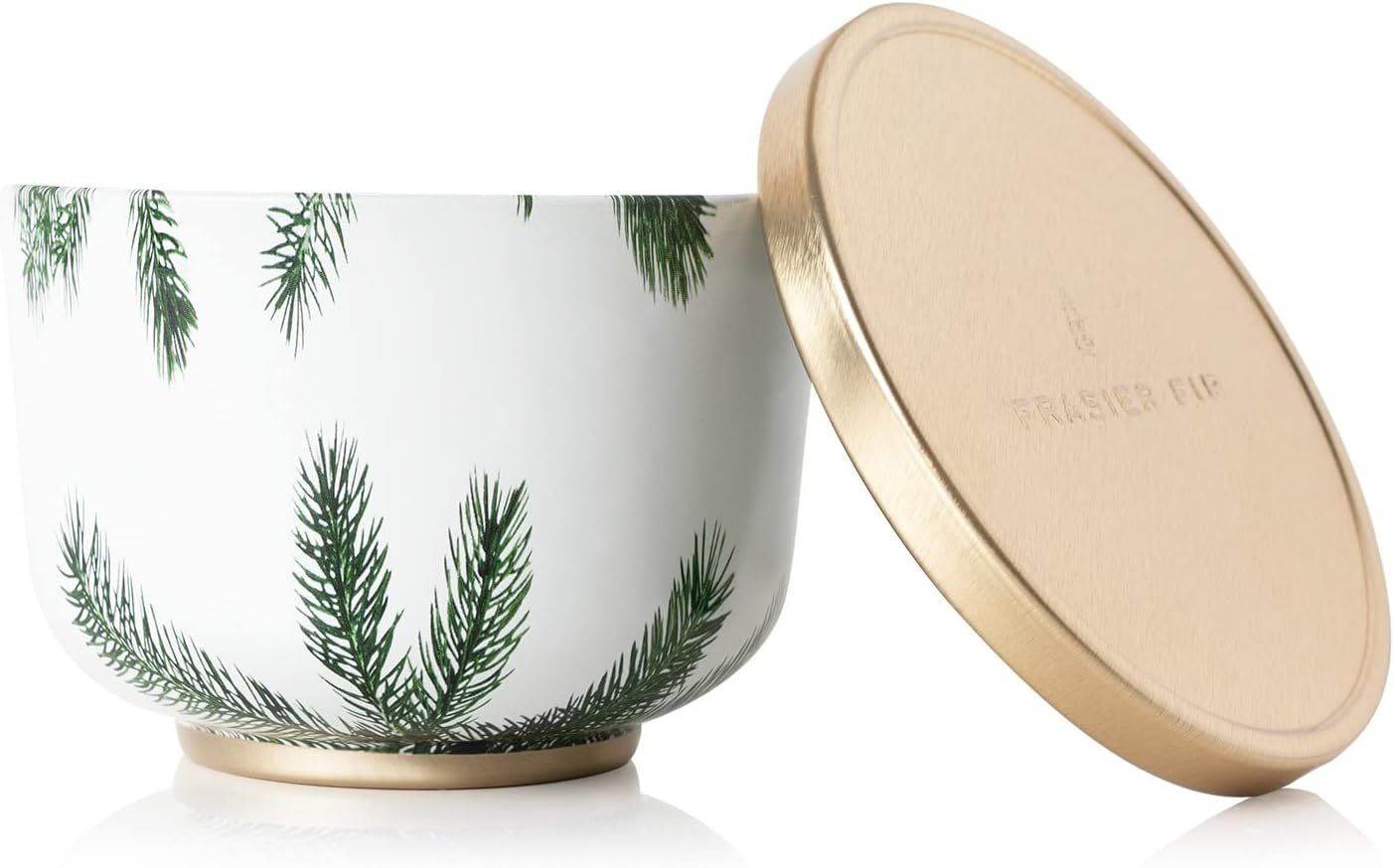 Thymes Frasier Fir Candle - Poured Candle Tin with Gold Lid - Scented Candle with A Fresh Home Fr... | Amazon (US)