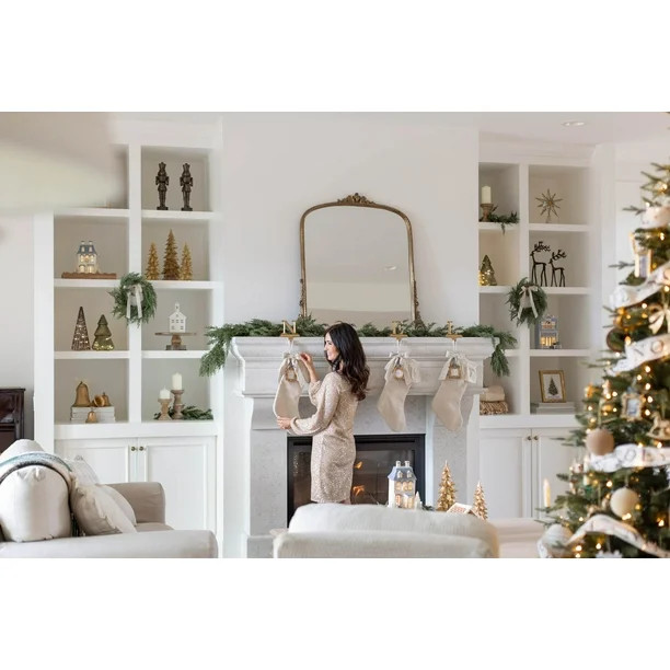 Fraiche Ruffle Stocking,21 inch,natural colour | Walmart (CA)