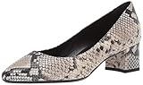 Aquatalia Women's Pasha Snake Print Pump, Taupe/Black, 9.5 M US | Amazon (US)