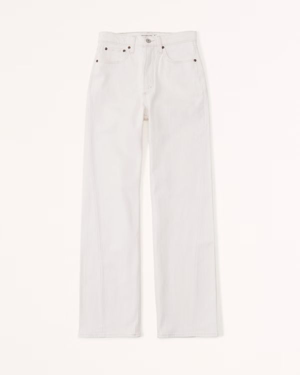 High Rise Twisted Seam 90s Relaxed Jean | Abercrombie & Fitch (US)