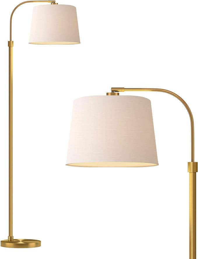 Oneach 62" Gold Floor Lamp for Living Rooms Tall Arc Standing Lamps for Bedrooms Industrial Corne... | Amazon (US)