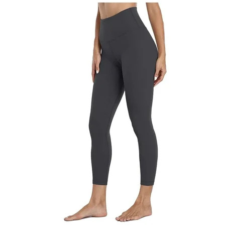 Pitauce Butt Lift Leggings for Women Gym Pants Tummy Control Leggings Dark Gray XXL | Walmart (US)