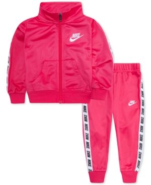 Nike Baby Girls 2-Pc. Track Jacket & Jogger Pants Set | Macys (US)