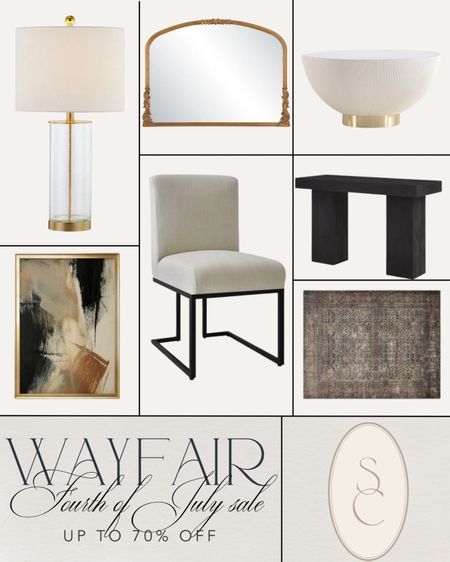 Wayfair Fourth of July sales are here!!! This sale includes this dining room chair, table lamp, console table, coffee table, gold mirror, area rug, framed artwork and so much more!!! Hurry hurry! 

wayfair, wayfair Fourth of July sale, wayfair furniture, wayfair deals, wayfair furniture sale, modern home decor, home decor inspiration, area rug, elevated looks, summer sale 

#LTKHome #LTKSummerSales #LTKSaleAlert