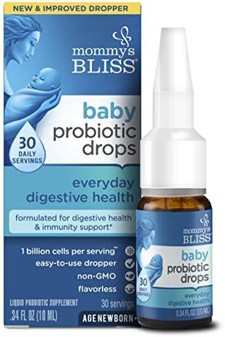 Mommy's Bliss Baby Probiotic Drops Everyday - Gas, Constipation, Colic Symptom Relief - Newborns ... | Amazon (US)