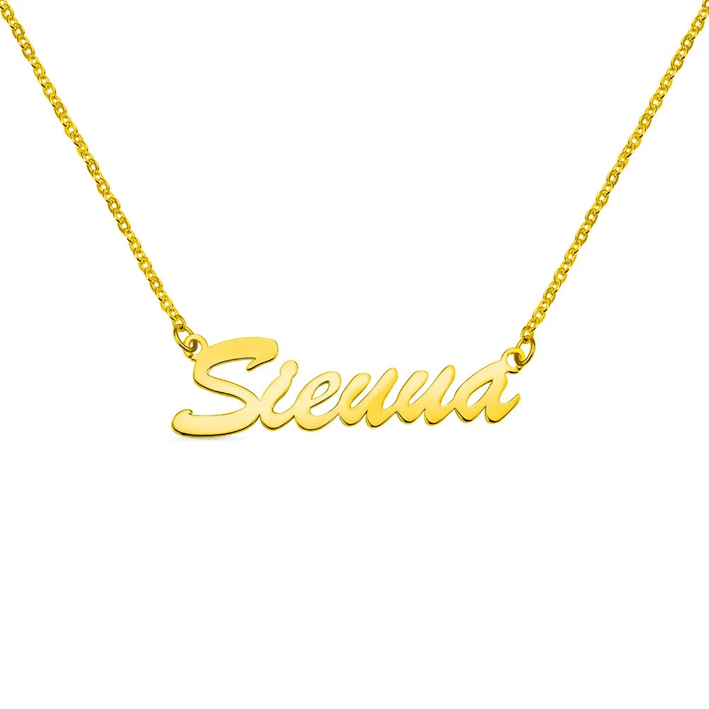 Gold Personalized Name Necklace "Sienna" | GetNameNecklace