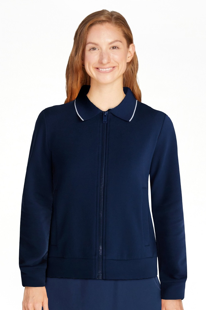 Avia Women's and Women's Plus Zip Front Pique Knit Jacket, Sizes XS-4X | Walmart (US)
