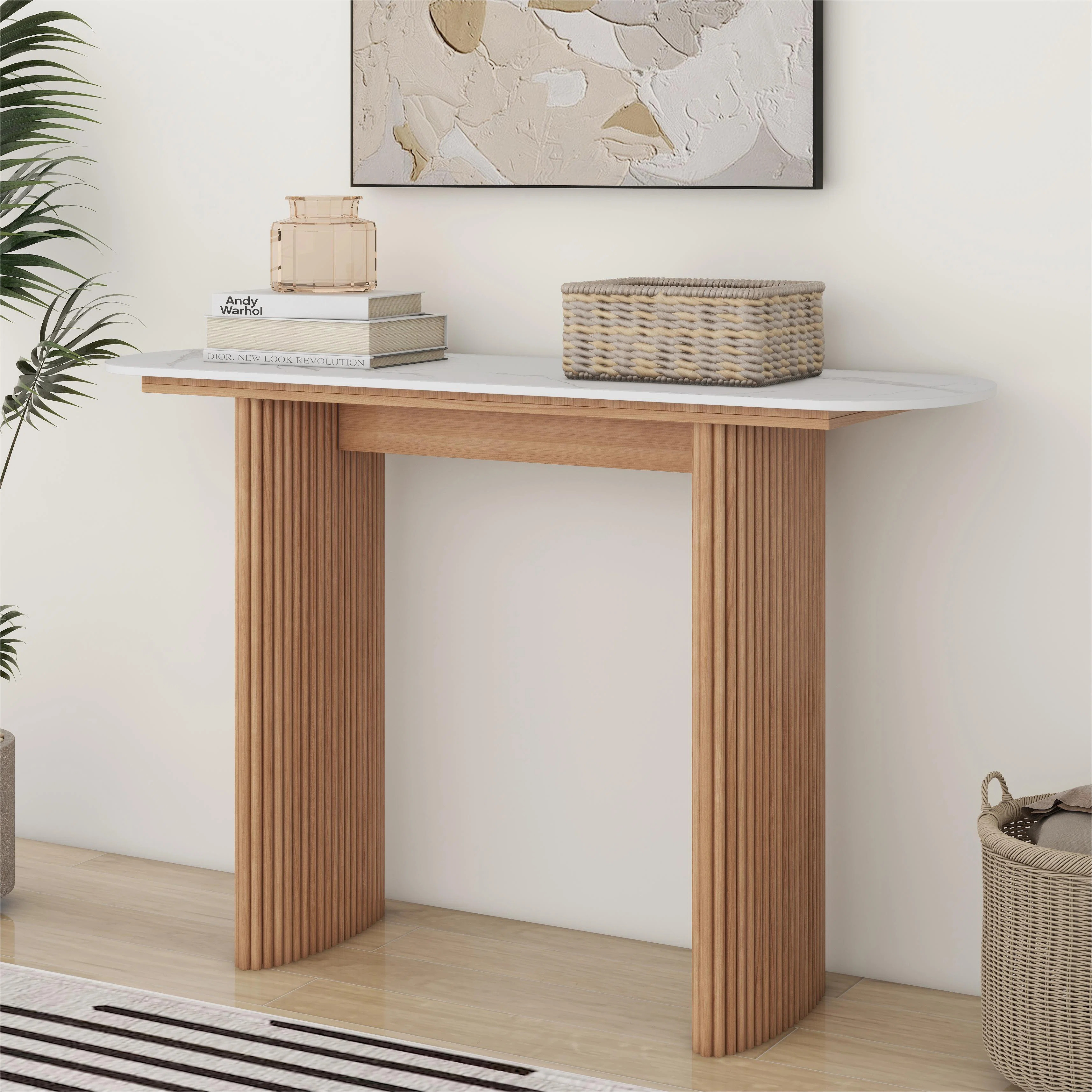 Serwon 47" Marble Console Table | Wayfair North America