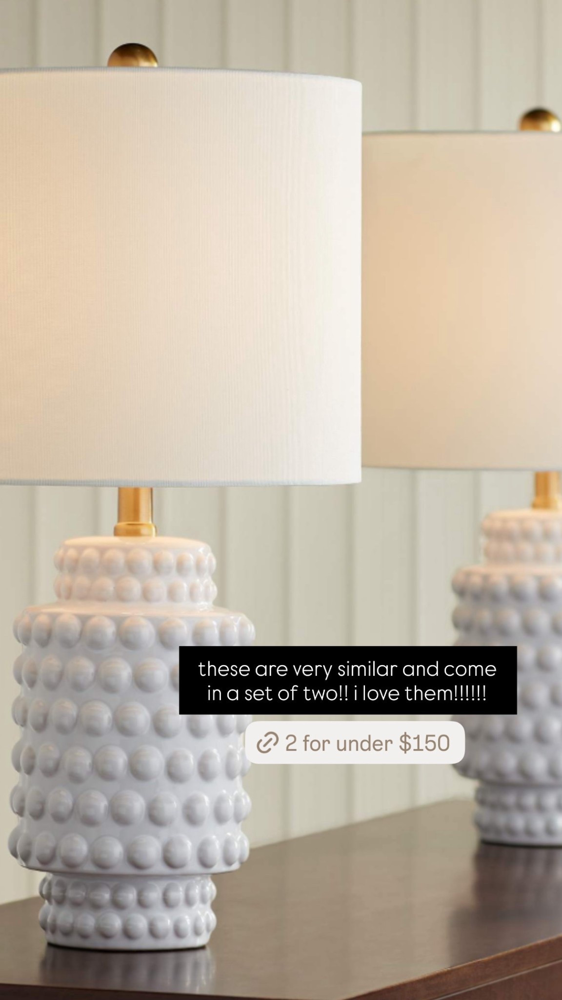 yall sold out the tj maxx lamps !!!! these look very similar i love them 🩷