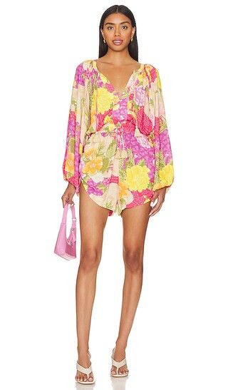 Joshua Tree Romper in Candy | Revolve Clothing (Global)