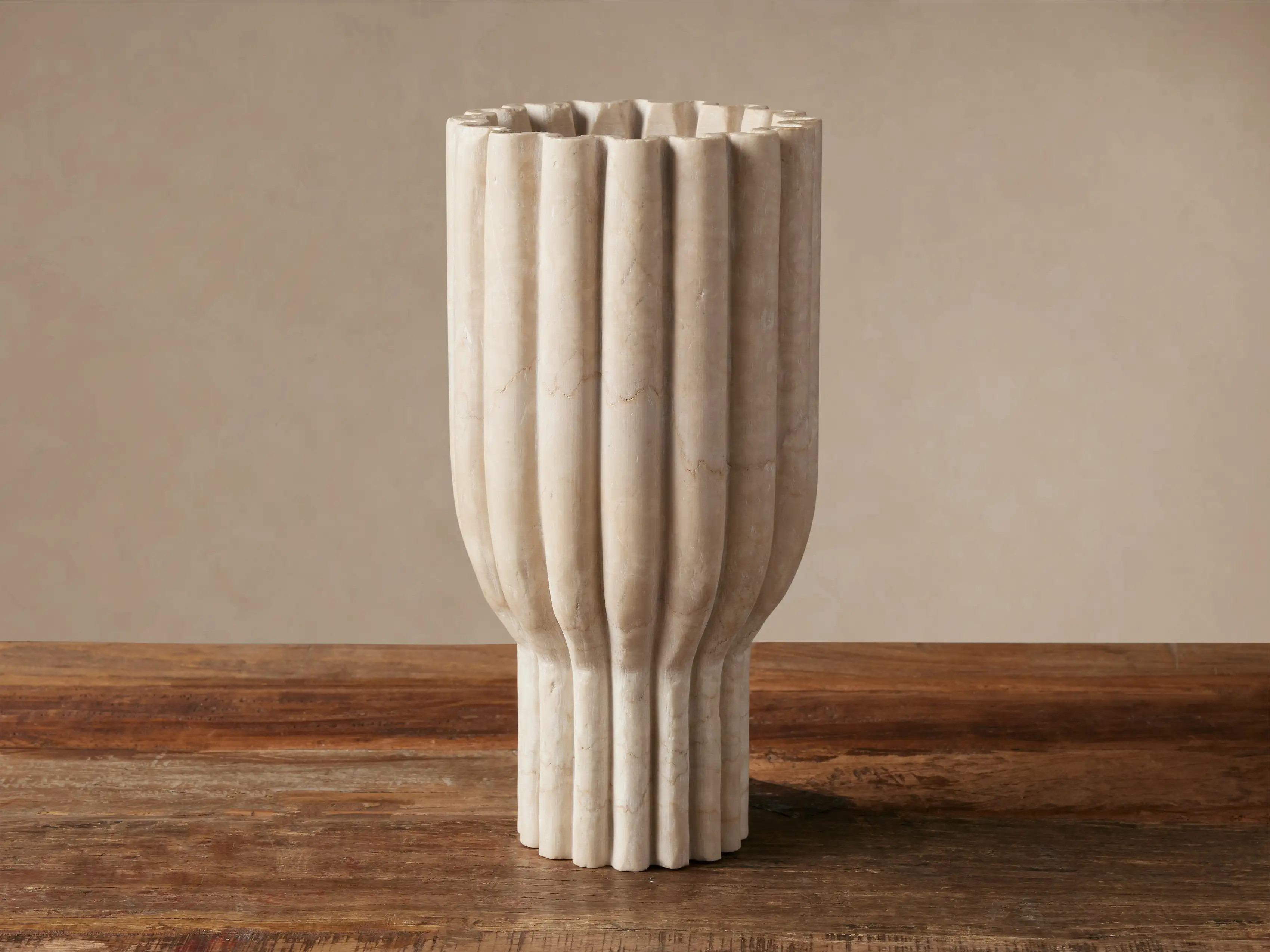 Edel Ruffle Vase | Arhaus