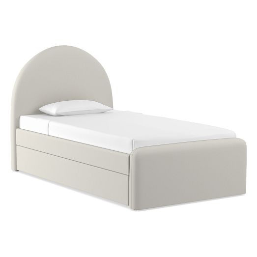 Elora Arched Upholstered Bed w/ Trundle | West Elm (US)