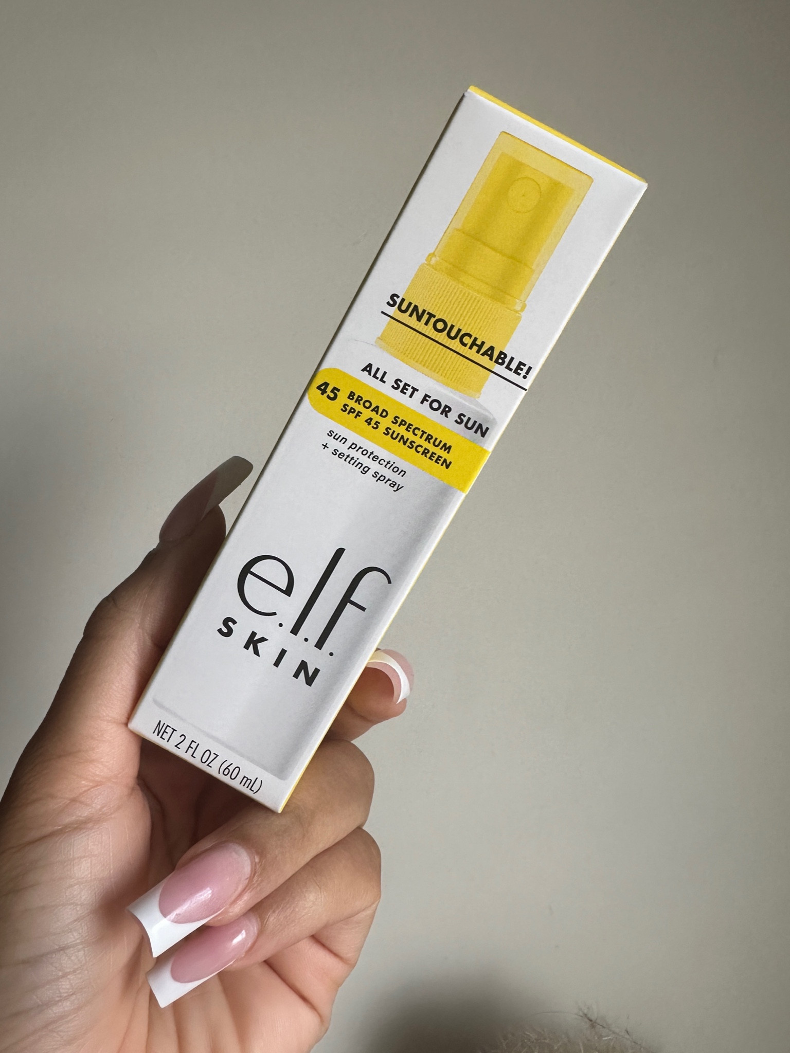 Yall know I’m all about SPF this summer! I have another *affordable* makeup setting spray with SPF! 

The e.l.f. Suntouchable sun protection broad spectrum spf 45 sunscreen 💛

#LTKxelfCosmetics