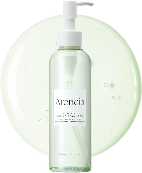 ARENCIA Pore Melt Mochi Makeup-Removing Cleansing Oil, Non-Comedogenic, Rice Amino Acids HD, Vita... | Amazon (US)