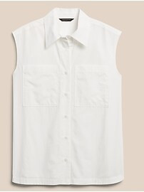 Long Button-Down Shirt | Banana Republic Factory