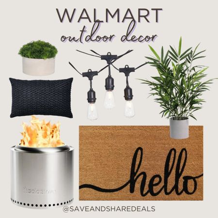 Check out these Walmart outdoor decor finds including a welcome mat, Solo Stove fire pit, market lights, faux plants and more! 

Walmart finds, affordable home decor, outdoor decor, patio decor, outdoor pillow, decor under $50, summer outdoor favorites 

#LTKFindsUnder50 #LTKHome #LTKSeasonal