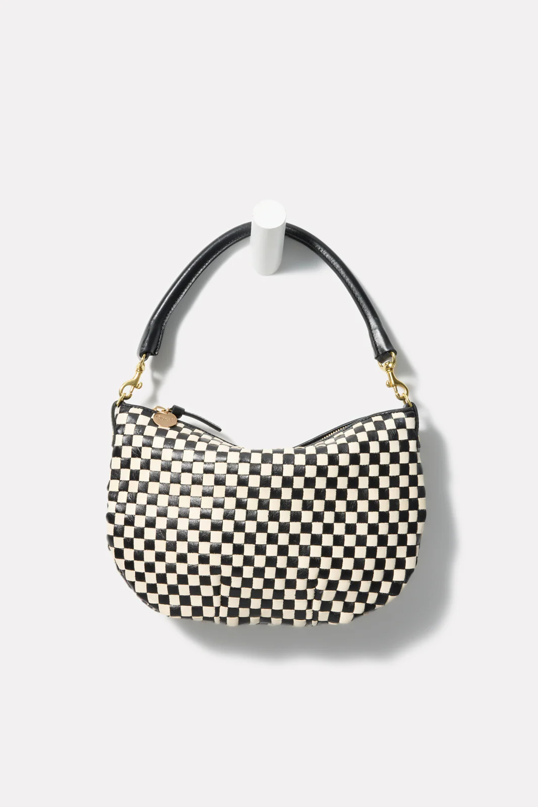 CLARE V. Women's Petit Moyen Messenger Bag, Black | Evereve