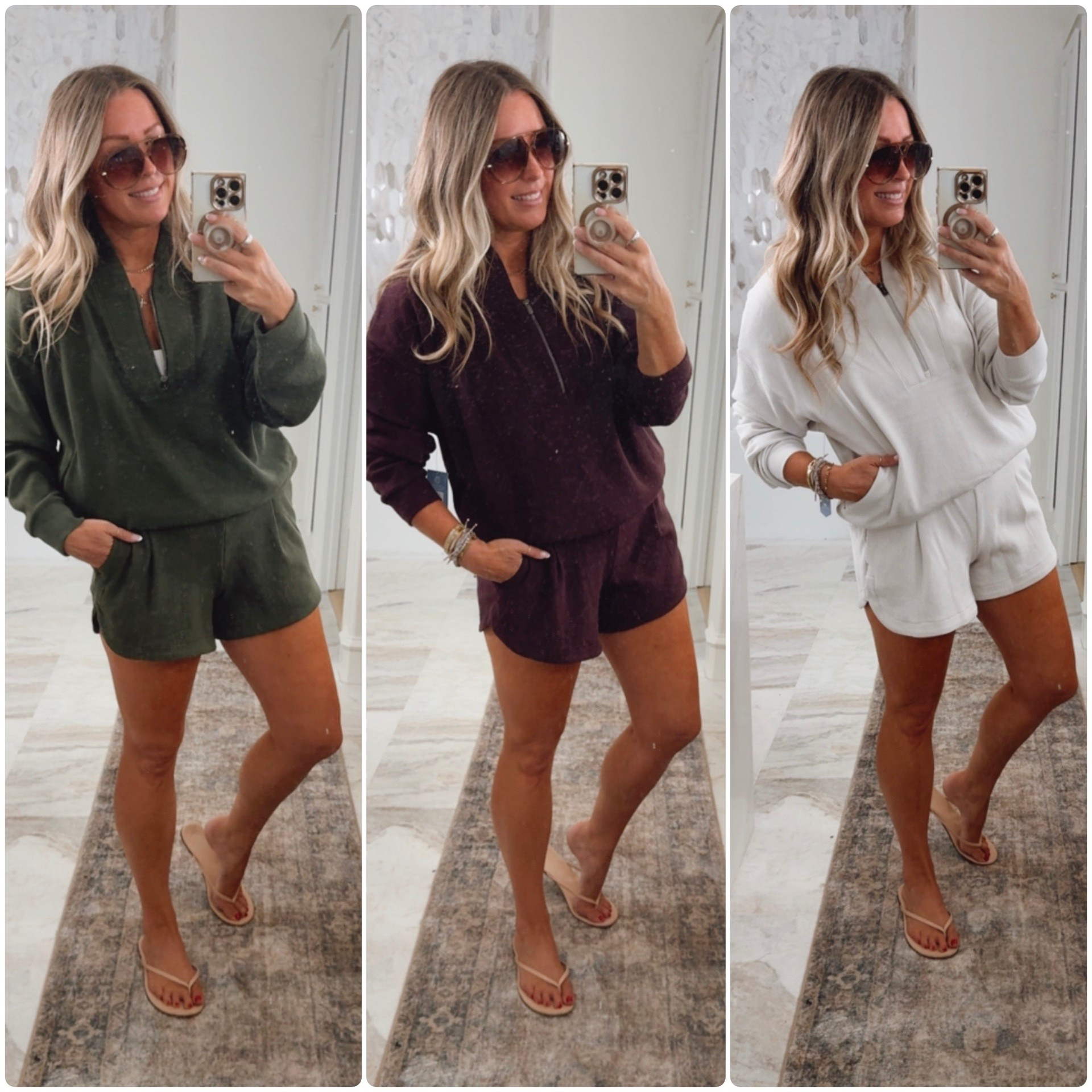 Varley looks for less set. Carpool pickup. Walmart. Back to school outfit. Jersey 2 piece west fits true to size and only $17 for jersey & matching skirt. Vacation outfits beach. Scarf. Lace hem pants. Tube top. Summer outfit. Family photos outfits. Summer vacation. NSale. Nordstrom. NSale. Nordstrom anniversary sale. Set fits true to size. Sized up to a large. Travel outfit. Beach outfit. Linen pants. Skirt fits true to size. Graduation dresses. Graduation outfit. Wedding guest dress. Summer wedding guest. Vacation outfits. Resort wear. Summer outfits. Workwear. Mother’s Day outfit. All fit true to size. Workout outfits. Summer outfits. Madewell looks for less. Walmart fashion. 
Travel outfits. Memorial Day weekend outfit. July 4th outfits. Lake outfit. Shorts. Alo looks for less. Athleisure. Walmart. Walmart fashion. Springoutfits 2036. Workout. Sports Lon outfit. Lululemon. Freee people. Sized up one size to large in the romper for this comfy fit. White button down. Shorts. . Travel outfits. Spring fashion. 2026. Aerie. Plus
 size fashion. Vacation outfit. Spring outfits 2026. Sports outfit. Spring outfits 2026. Spring fashion.

#LTKmomlife