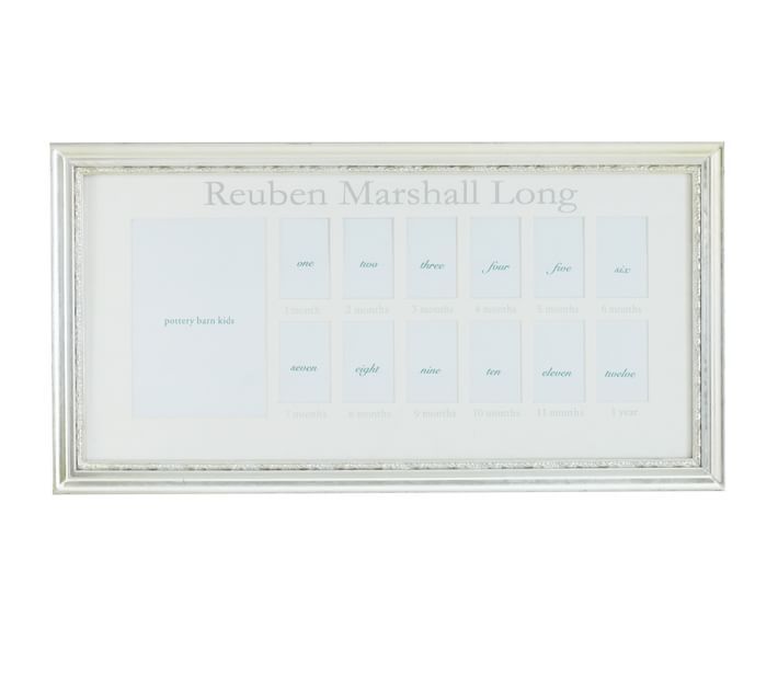 Silver Leaf First Year Frame | Pottery Barn Kids