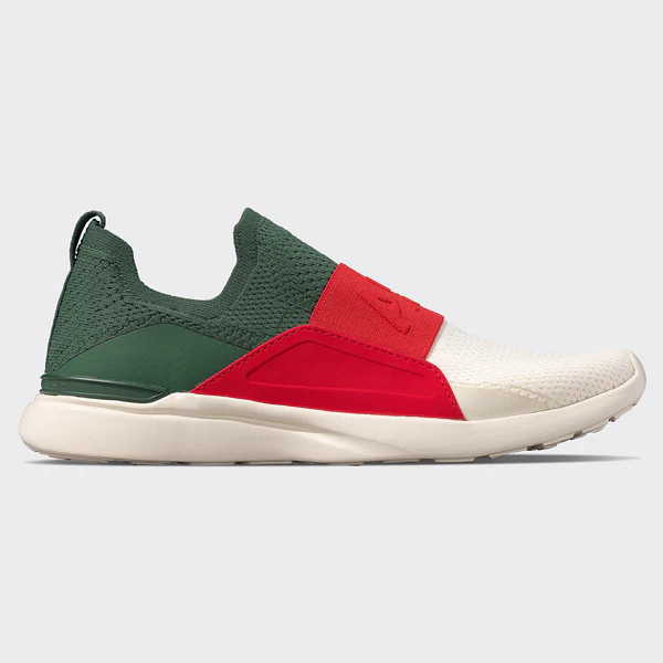 Women's TechLoom Bliss Dark Green / Red / Pristine | APL