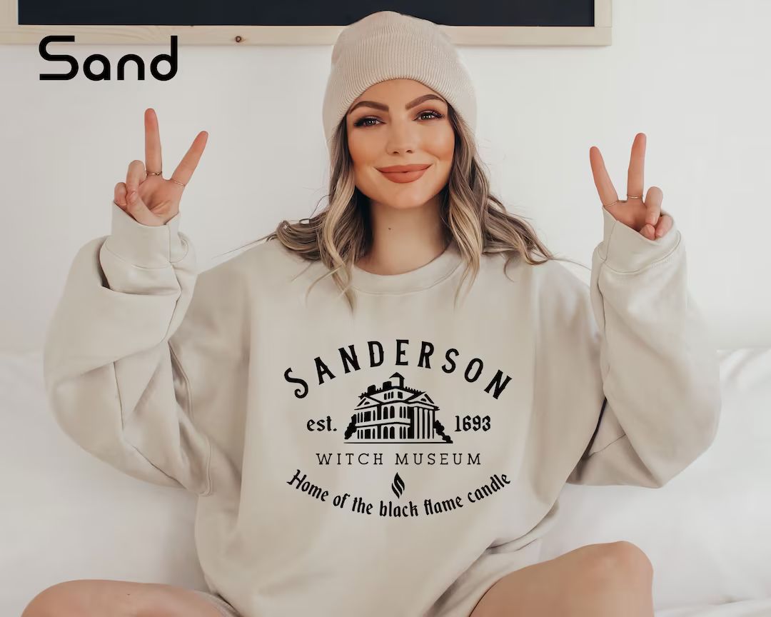 Sanderson Witch Museum Sweatshirt, Halloween Sweatshirt, Retro Halloween Shirt, Sanderson Sisters... | Etsy (US)