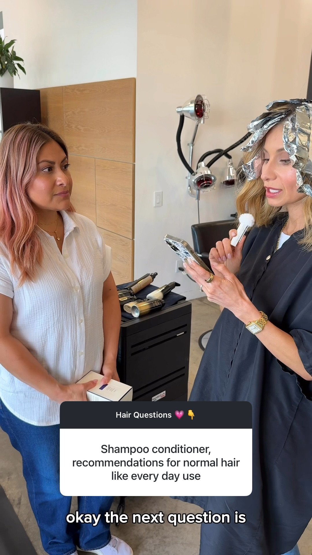 My hairstylist Gracie (@beautylovegrace) answered some questions about hair and gave us her recommendations. Question: Shampoo conditioner recommendations for normal hair like every day use? 

#LTKBeauty #LTKOver40