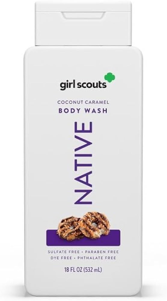 Native Limited Edition Girl Scout Coconut Caramel Cookie Body Wash - 18oz | Amazon (US)