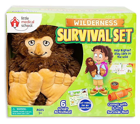 Little Medical School Wildneress Survival Kit with Plush - QVC.com | QVC
