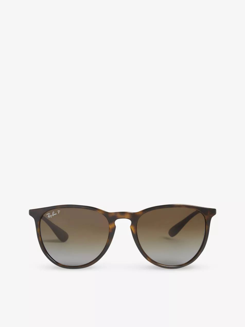 RB4171 tortoise shell aviator sunglasses | Selfridges