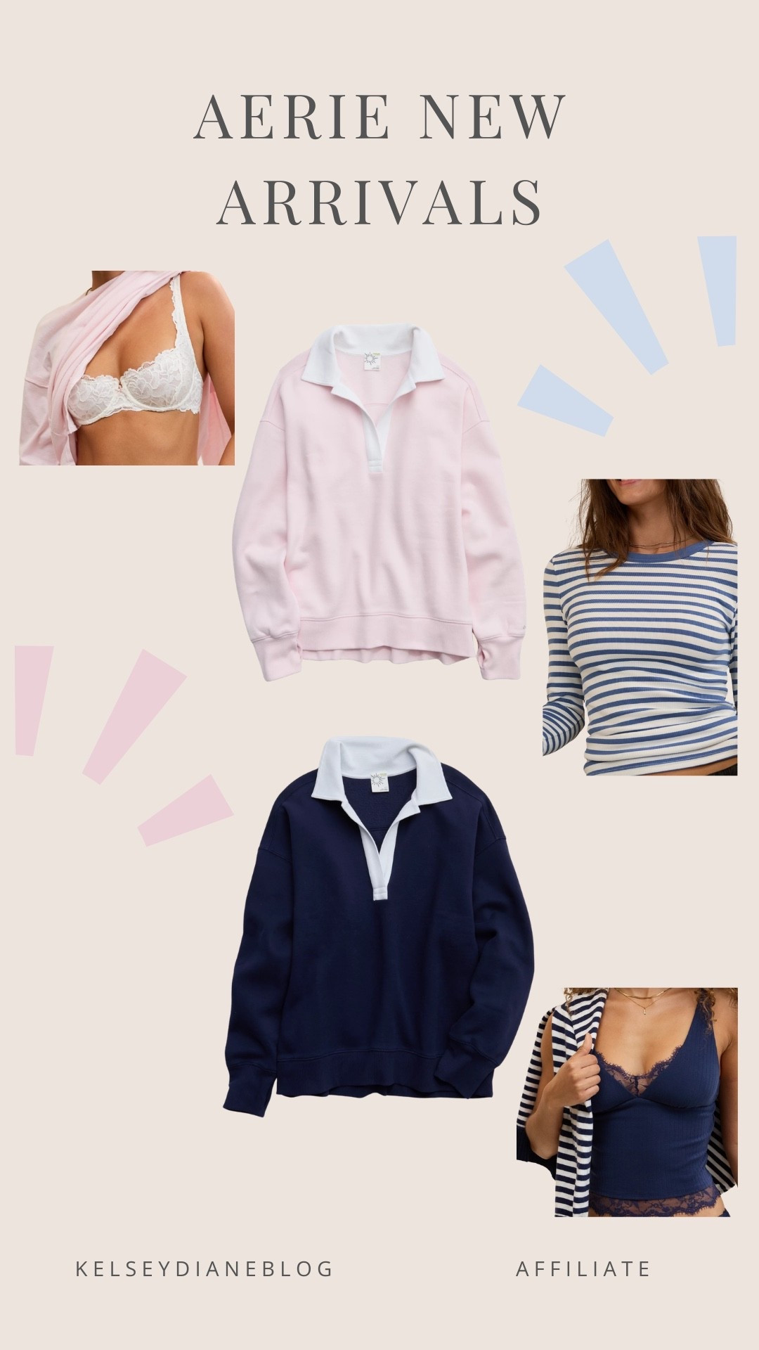 Aerie New Arrivals - Striped long sleeve, Lace bra, Crewnecks, etc… #Aerie #NewArrivals #Lacebras #Striped #Crewnecks

#LTKcanada #LTKfall #LTKstyletip
