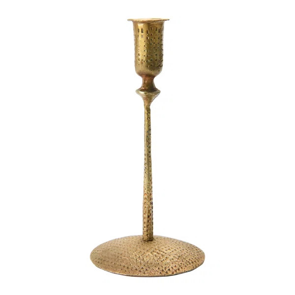 8.75" Stainless Steel Tabletop Candlestick | Wayfair North America