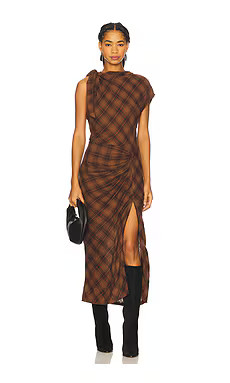 Isabel Marant Etoile Naerys Dress in Dark Bronze from Revolve.com | Revolve Clothing (Global)