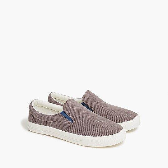 Kids' corduroy slip-on sneakers | J.Crew Factory