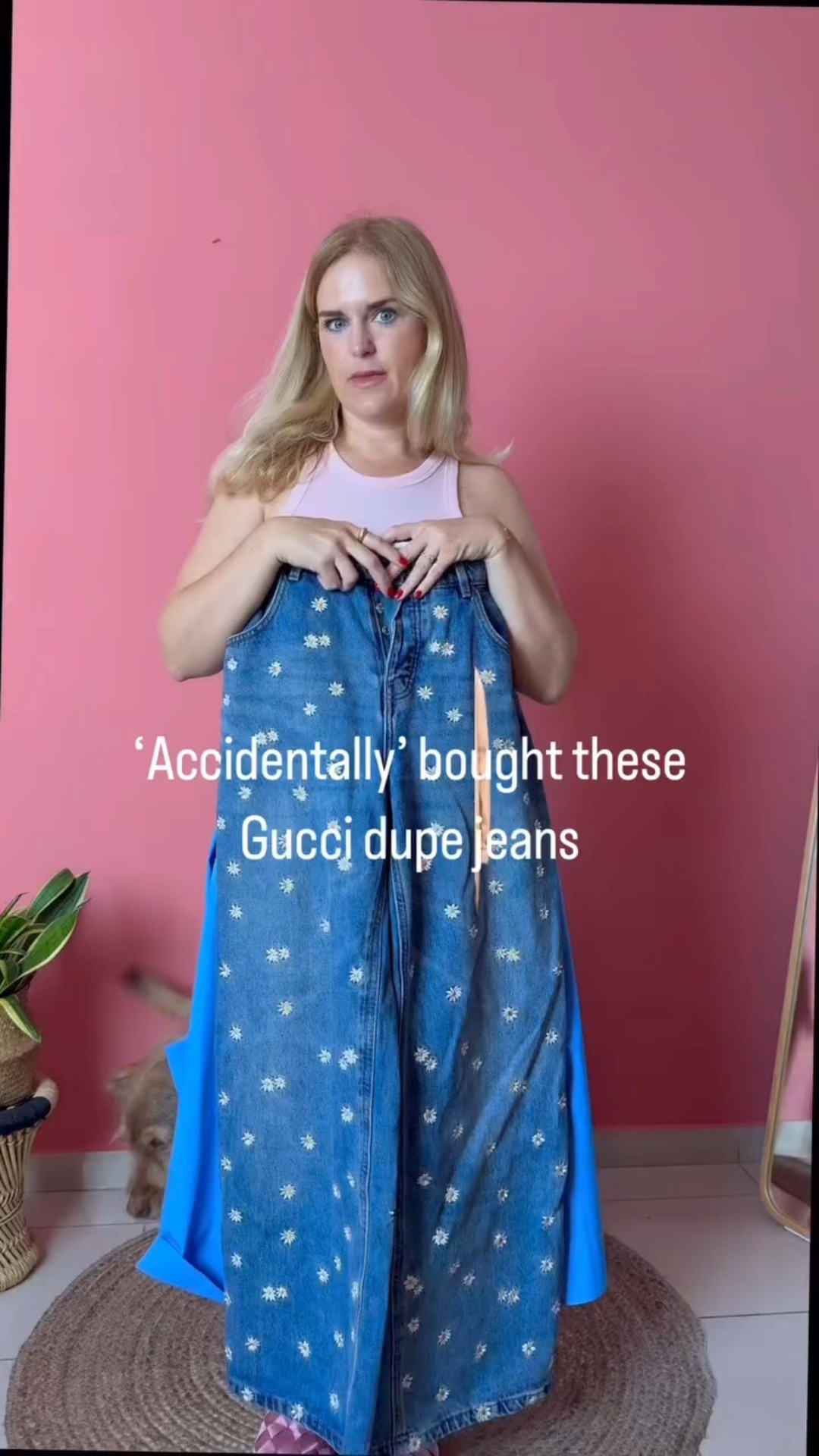 Did I need them? No. Do I love them? Deeply. So now I’m styling them 3 ways to convince myself they’re “practical.”
They’re loud enough on their own, so I’m keeping it chill—white shirt, plain tee, nothing wild.
Be honest… should I keep them? Or do I just need a shopping intervention? 😂👖

👖Do you want a link to them? I think they are sold out but comment “gucci dupes” and I will send you a link!

#FashionReels #StyleUpdate #stylinghacks #shopping #SpringStyleOver30 #springlooks #effortlessstyle #bohovibes #springtrends2025

#LTKuk #LTKspring #LTKAprilSpotlight