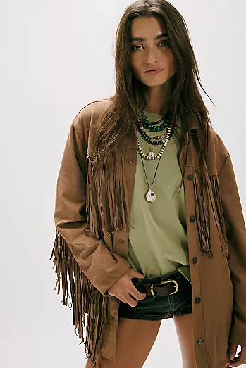 We The Free Fringe Out Suede Jacket | Free People (Global - UK&FR Excluded)