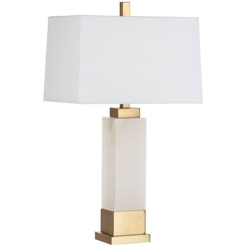 Rozella Alabaster 29.5-Inch H Table Lamp  - White/Gold - Safavieh | Target