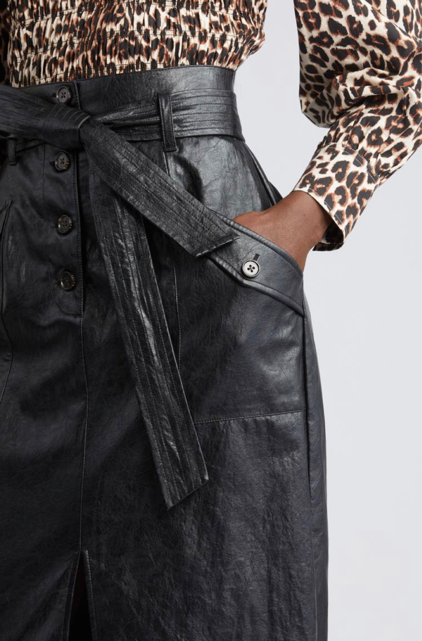 This faux leather skirt will sell out!! 
I just ordered small and medium to be sure one will fit🙌 live the front slit ❤️

#LTKworkwear #LTKover40 #LTKstyletip