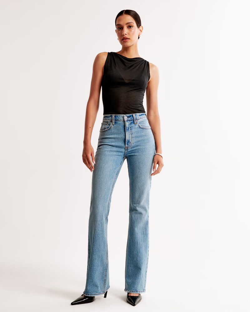 High Rise Vintage Flare Jean | Abercrombie & Fitch (US)