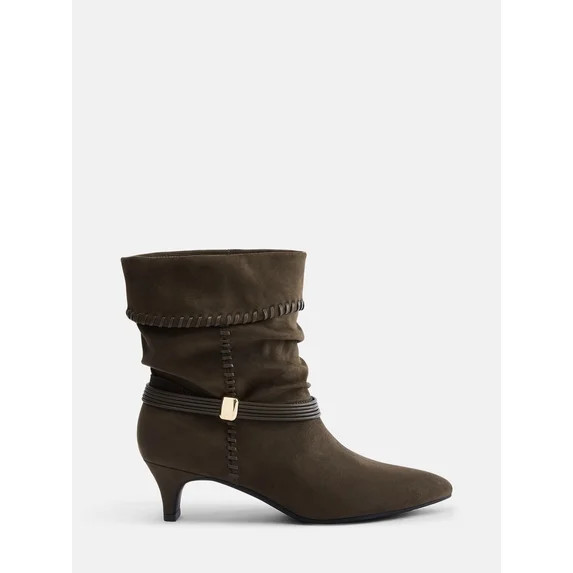 Scenario Women's Kitten Heel Short Boots | Walmart (US)