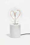 Pink Heart-Shaped Light Bulb | Urban Outfitters (EU)