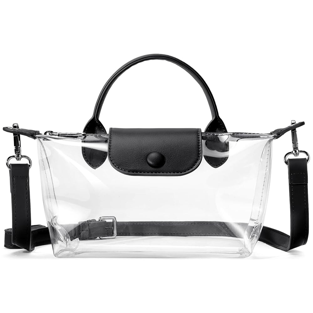BOSTANTEN Clear Bag for Stadium Approved Small Crossbody Purse Handbags for Concerts Sports Event... | Amazon (US)